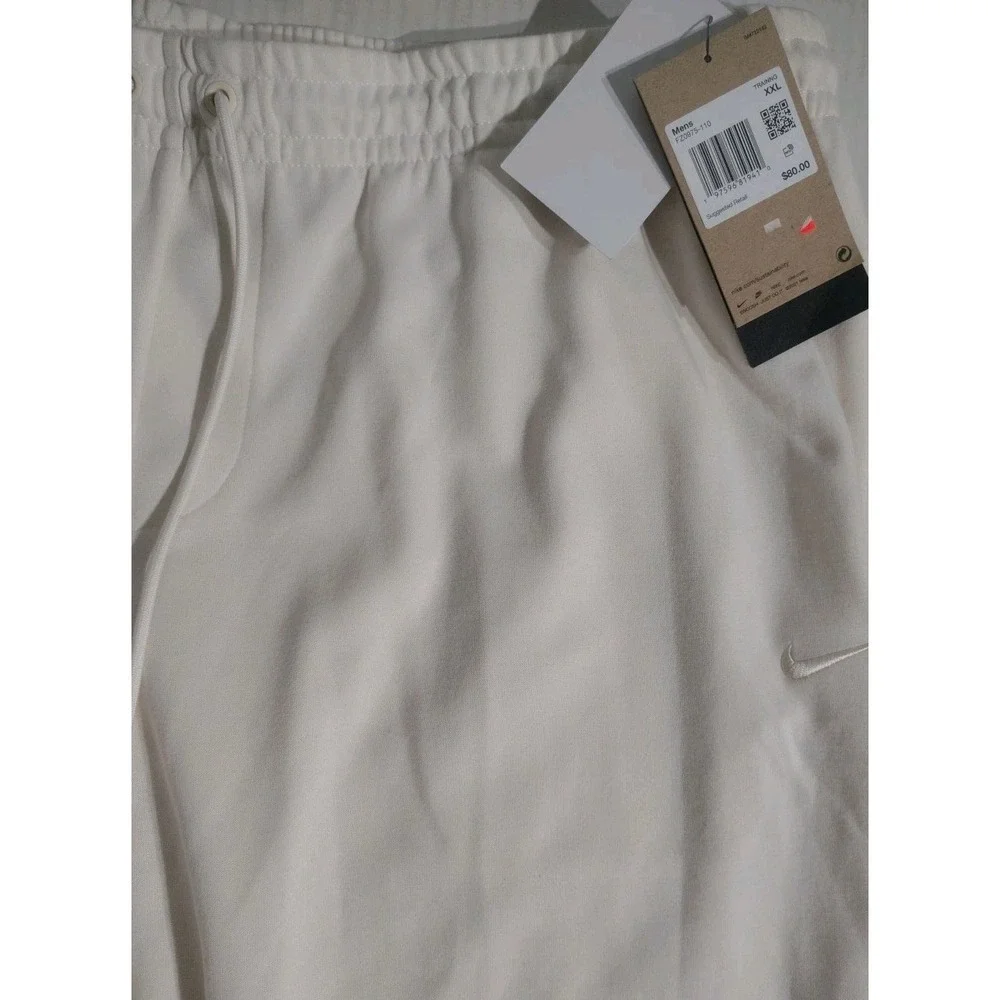 Nike Men's  Dri-FIT UV Primary‎ Fleece Joggers Sweatpants Ivory FZ0975-110 2XL